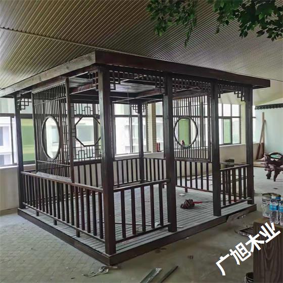 北京实木镂空花格案例