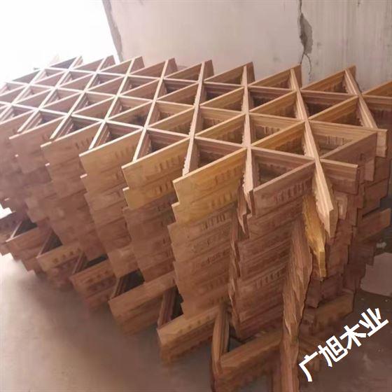 北京实木花格施工